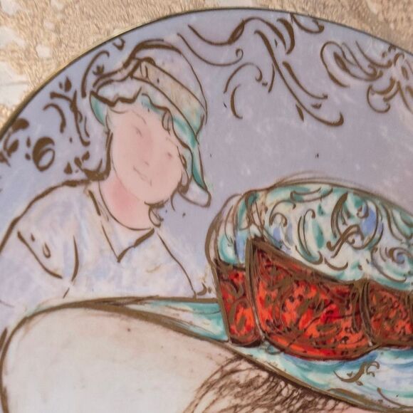 Rare Find WENDY by Edna Hibel A tribute To All Children plateJunkGypzyVintag - Picture 4 of 7